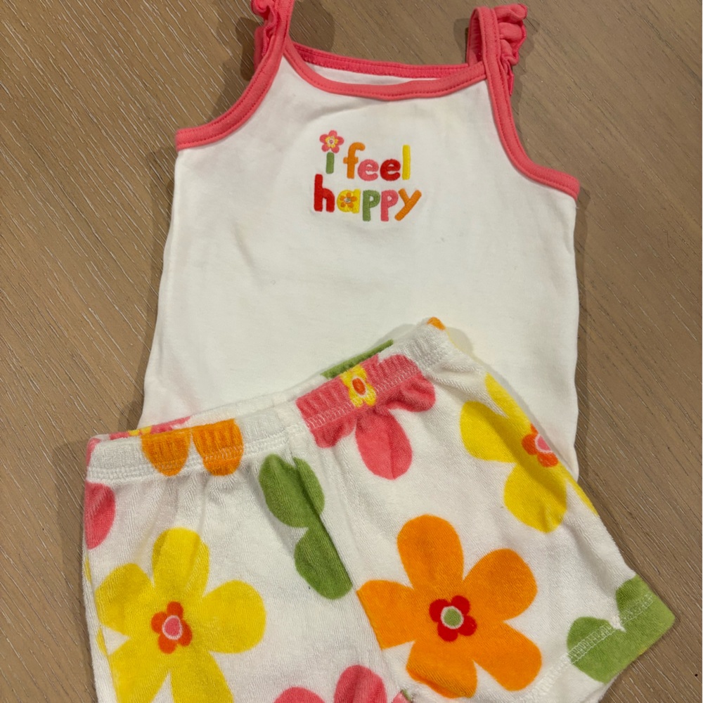 Carters Girls 2 piece summer outfit 6 months